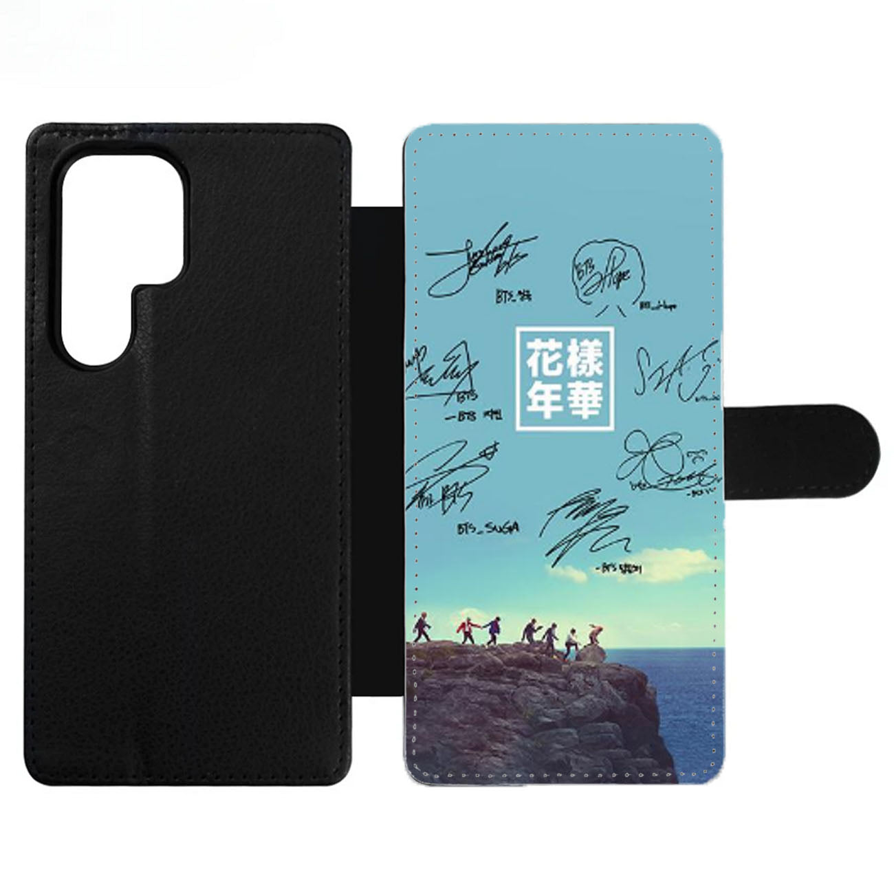 BANGTAN BOYS BTS SIGNATURE TWO Wallet Samsung Case