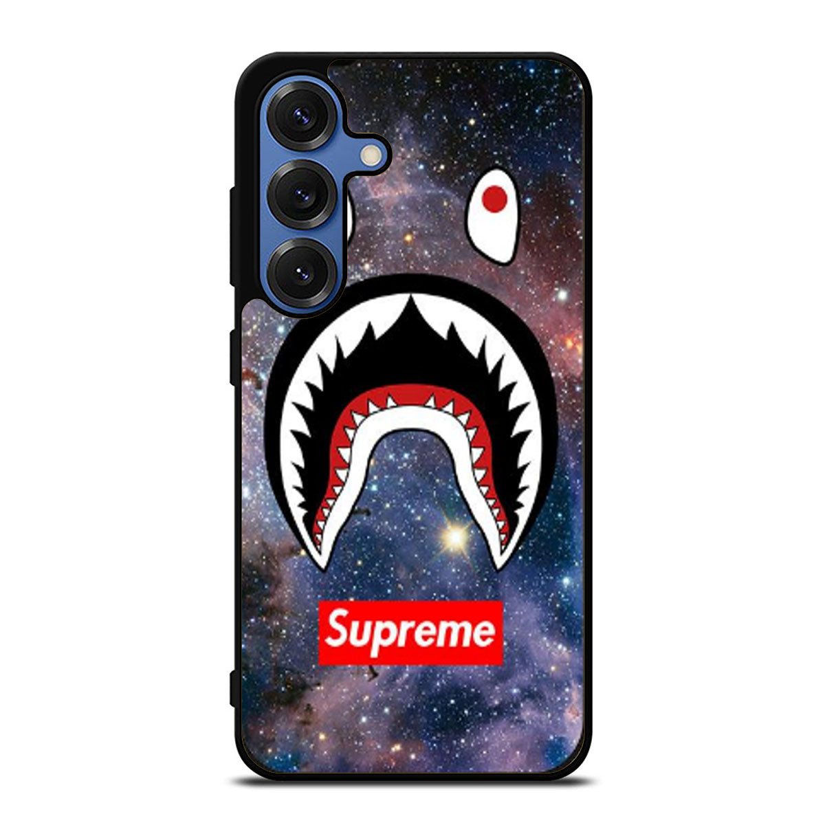 BAPE CAMO SHARK SUPREME NEBULA Samsung S25 Ultra Case