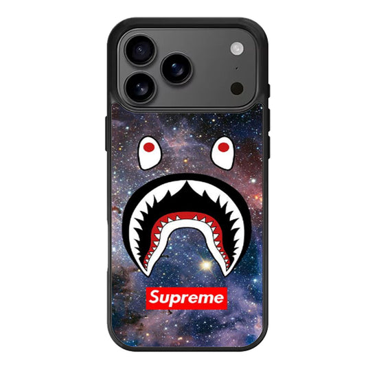 BAPE CAMO SHARK SUPREME NEBULA iPhone 17 Pro Max Case