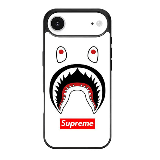 BAPE CAMO SHARK SUPREME WHITE iPhone Air Case