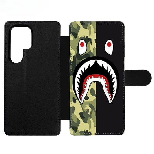 BAPE CAMO SHARK Wallet Samsung Case