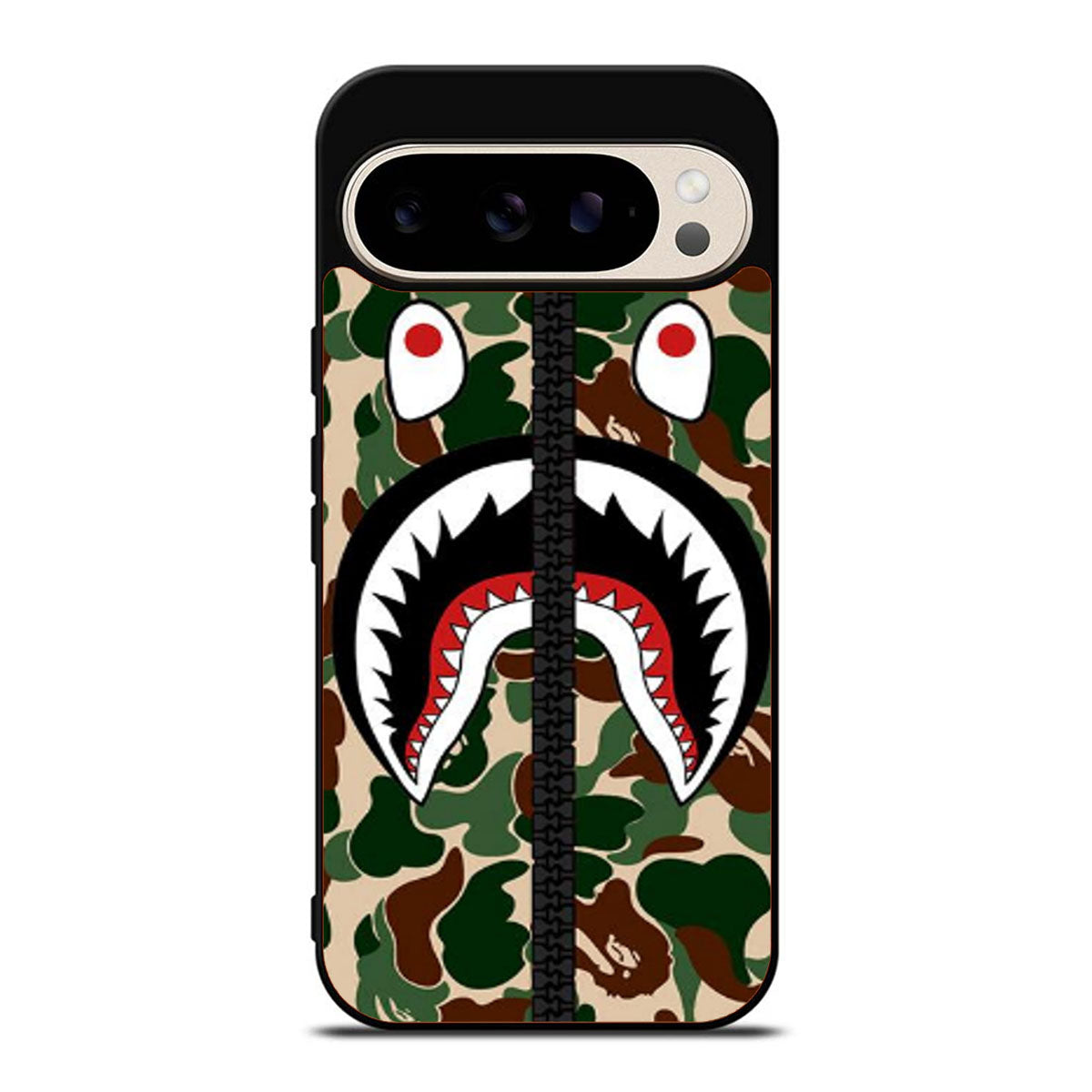 BAPE SHARK CAMO ZIP Google Pixel 9 Pro Case