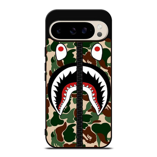 BAPE SHARK CAMO ZIP Google Pixel 9 Pro Case