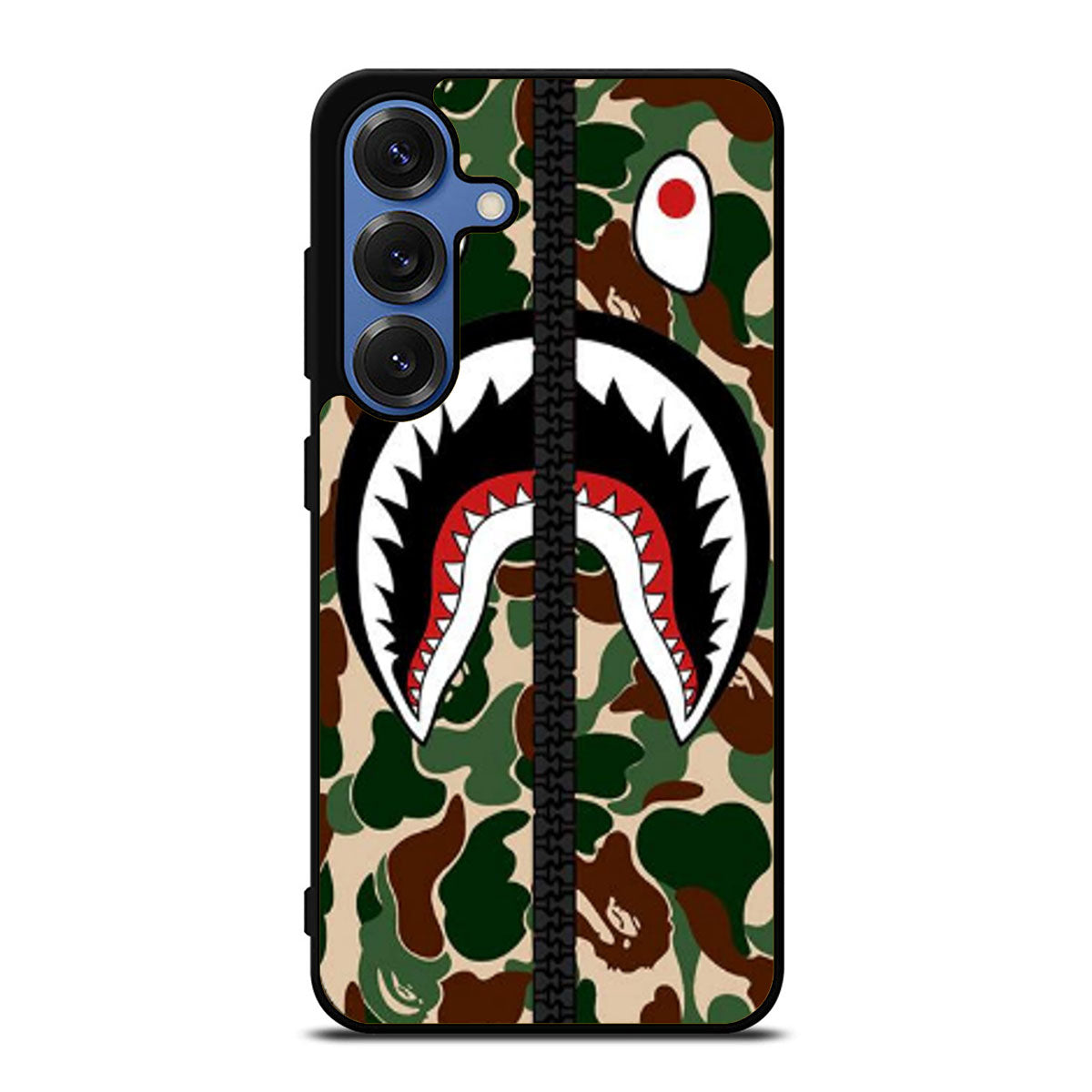 BAPE SHARK CAMO ZIP Samsung S25 Ultra Case