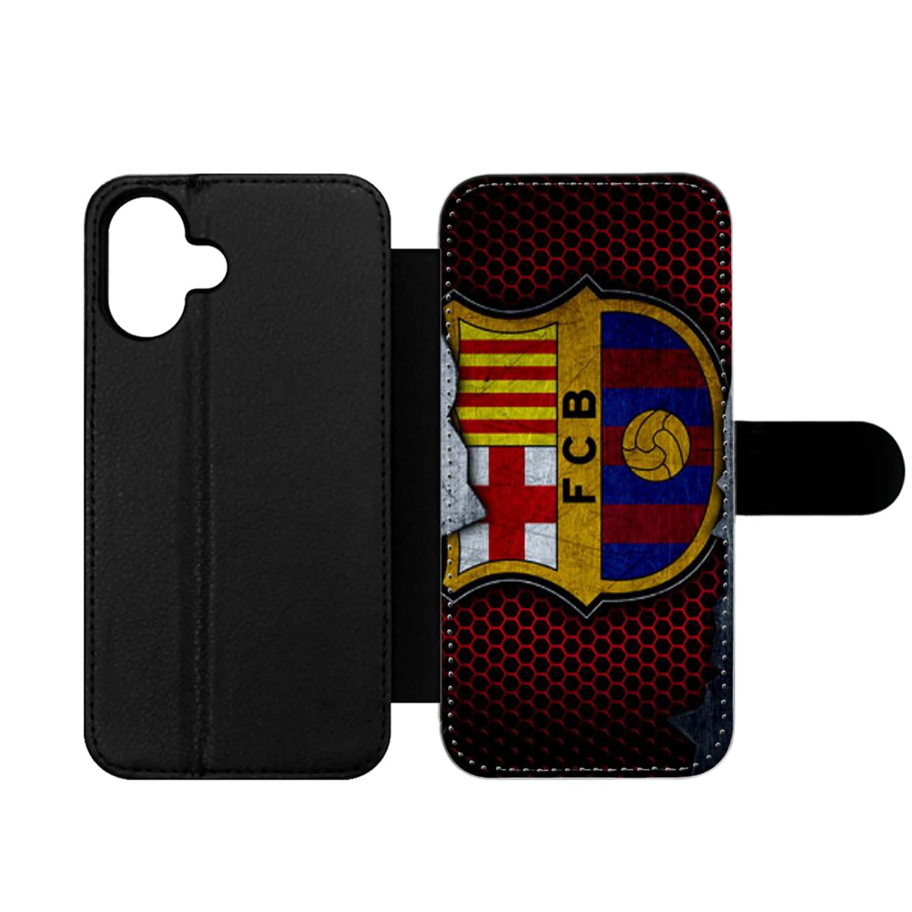 BARCELONA FC EMBLEM Wallet iPhone Case