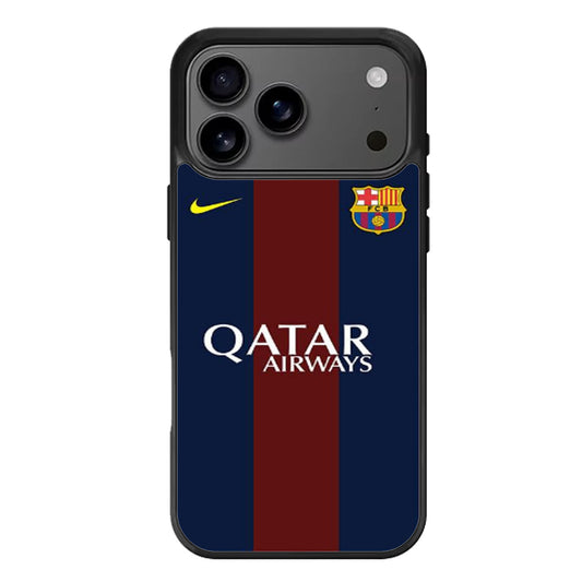 BARCELONA FC JERSEY LOGO iPhone 17 Pro Max Case