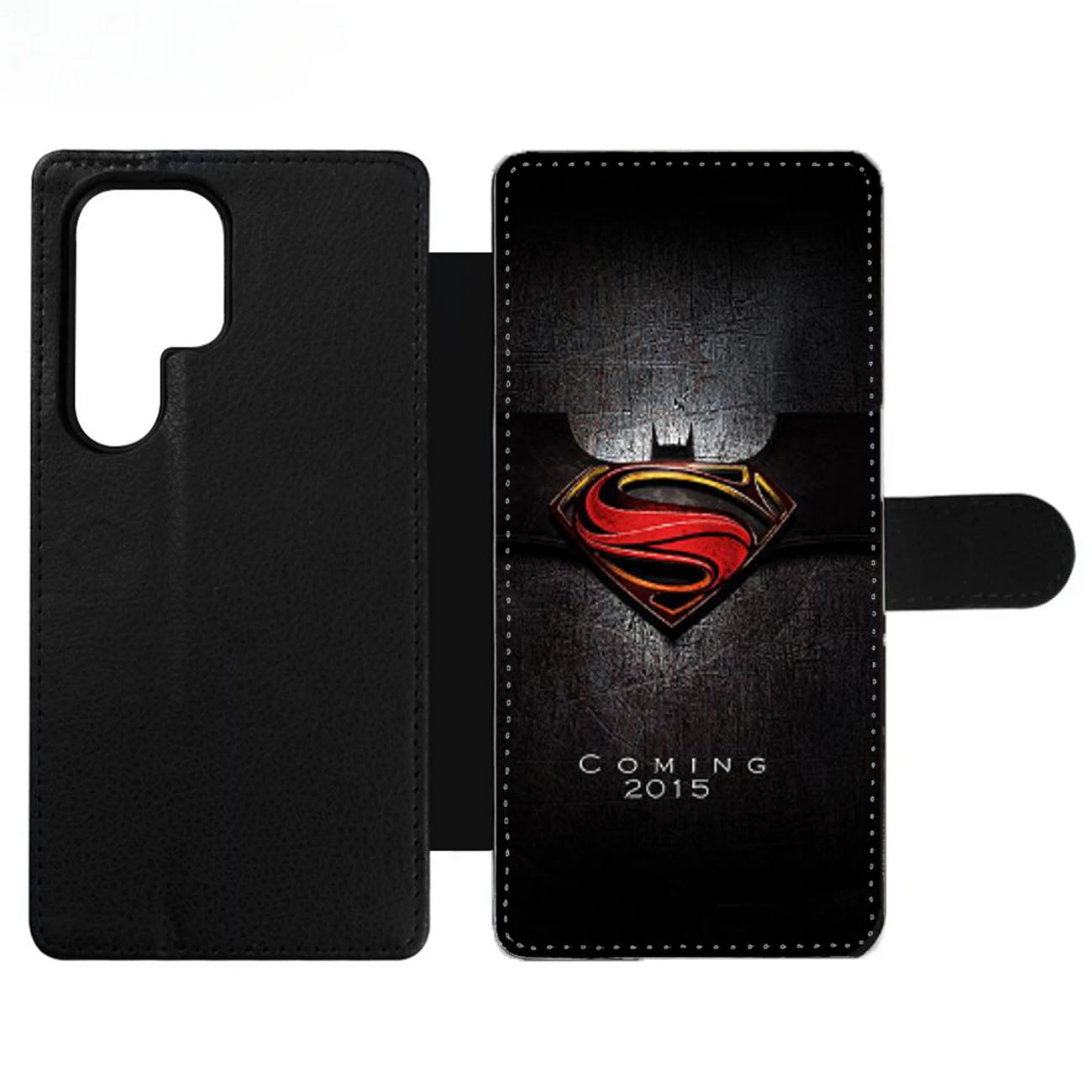 BATMAN VS SUPERMAN LOGO TWO Wallet Samsung Case