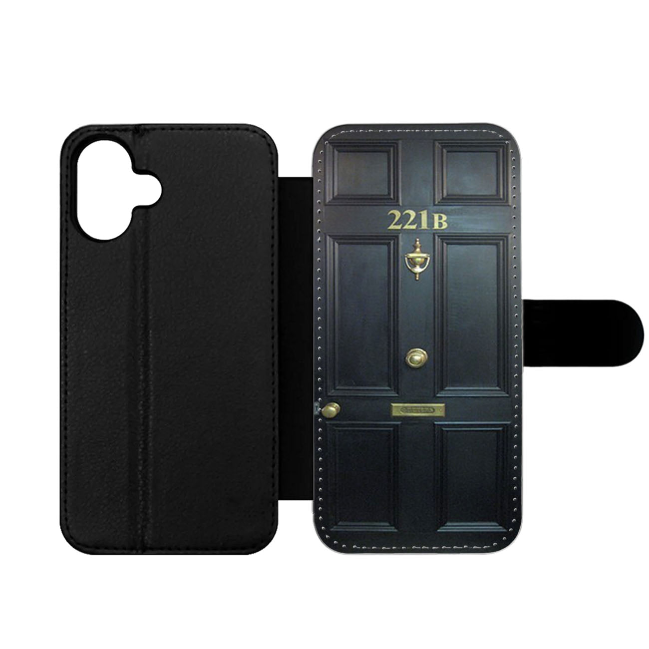 BBC Sherlock Benedict 221 B Wallet iPhone Case