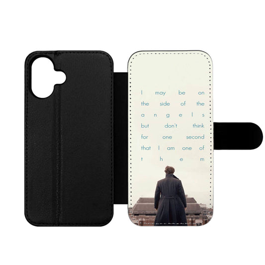 BBC Sherlock Quote Benedict Cumberbatch Wallet iPhone Case