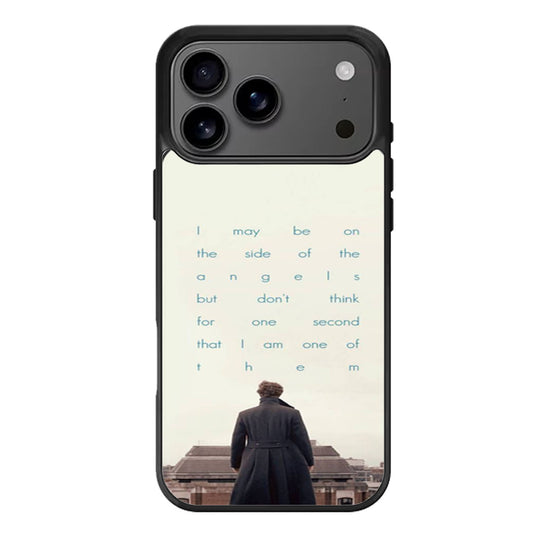 BBC Sherlock Quote Benedict Cumberbatch iPhone 17 Pro Max Case