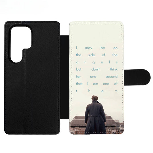 BBC Sherlock Quote Benedict Cumberbatch Wallet Samsung Case