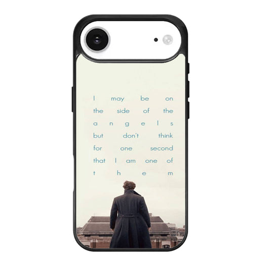 BBC Sherlock Quote Benedict Cumberbatch iPhone Air Case