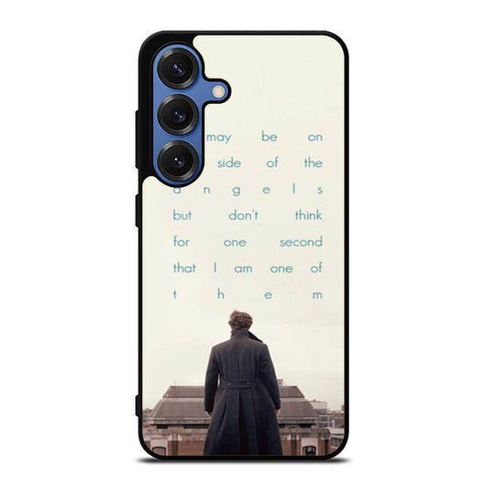 BBC Sherlock Quote Benedict Cumberbatch Samsung S25 Ultra Case