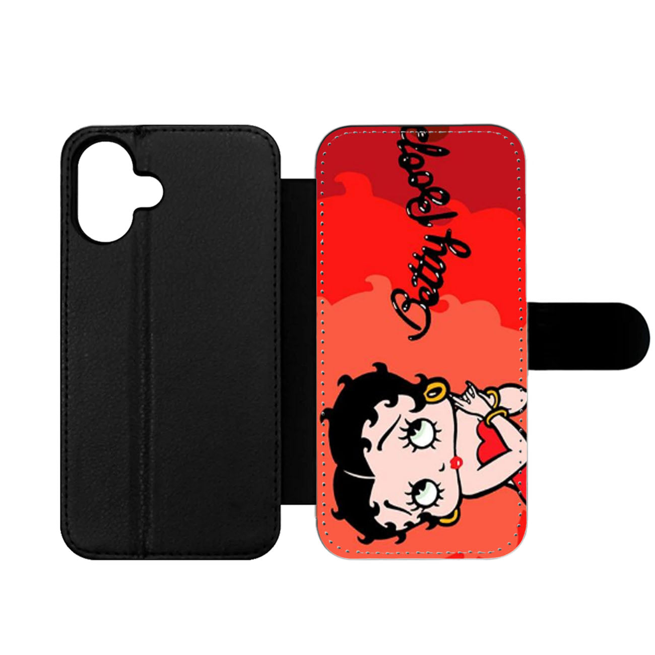 BETTY BOOP ART Wallet iPhone Case