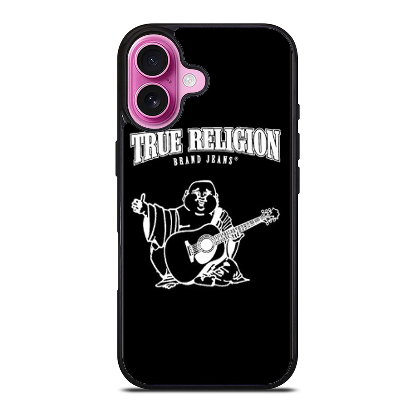 BIG BUDDHA TRUE RELIGION BLACK iPhone Case Cover