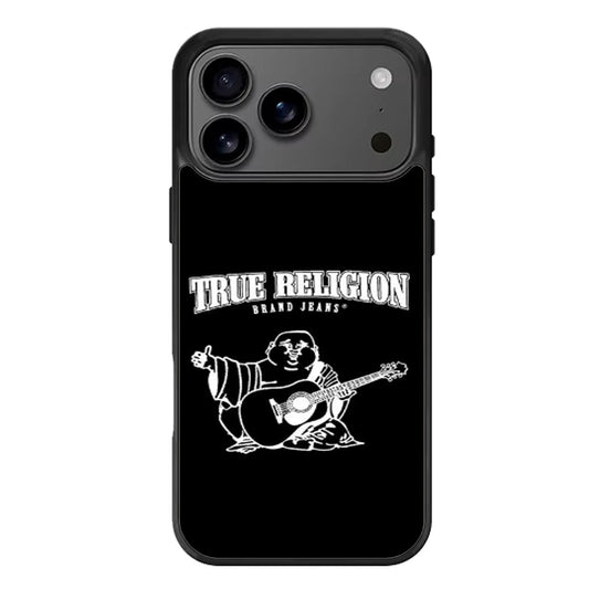 BIG BUDDHA TRUE RELIGION BLACK iPhone 17 Pro Max Case