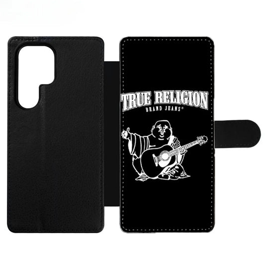 BIG BUDDHA TRUE RELIGION BLACK Wallet Samsung Case
