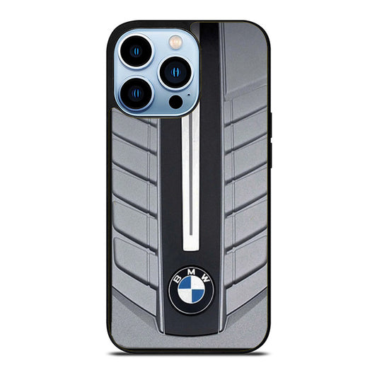 BMW Engine Silver Turbo iPhone 14 Pro Max Case