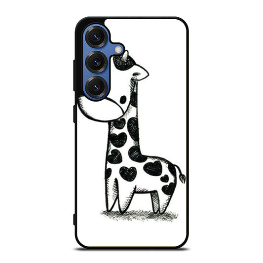 Baby Giraffe Sketch Samsung S25 Ultra Case