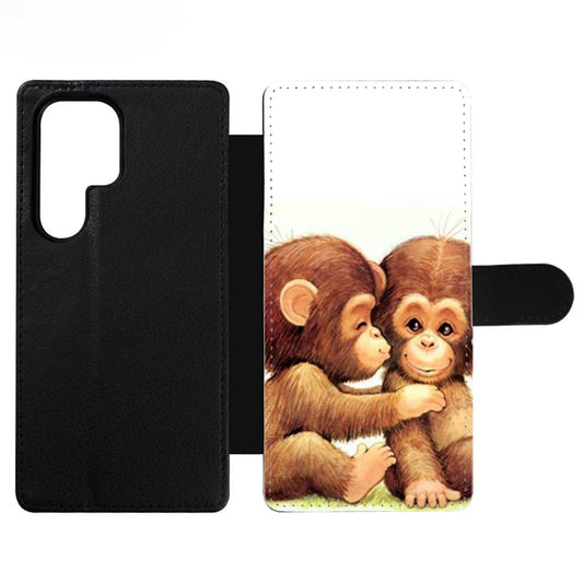 Baby Monkeys Wallet Samsung Case