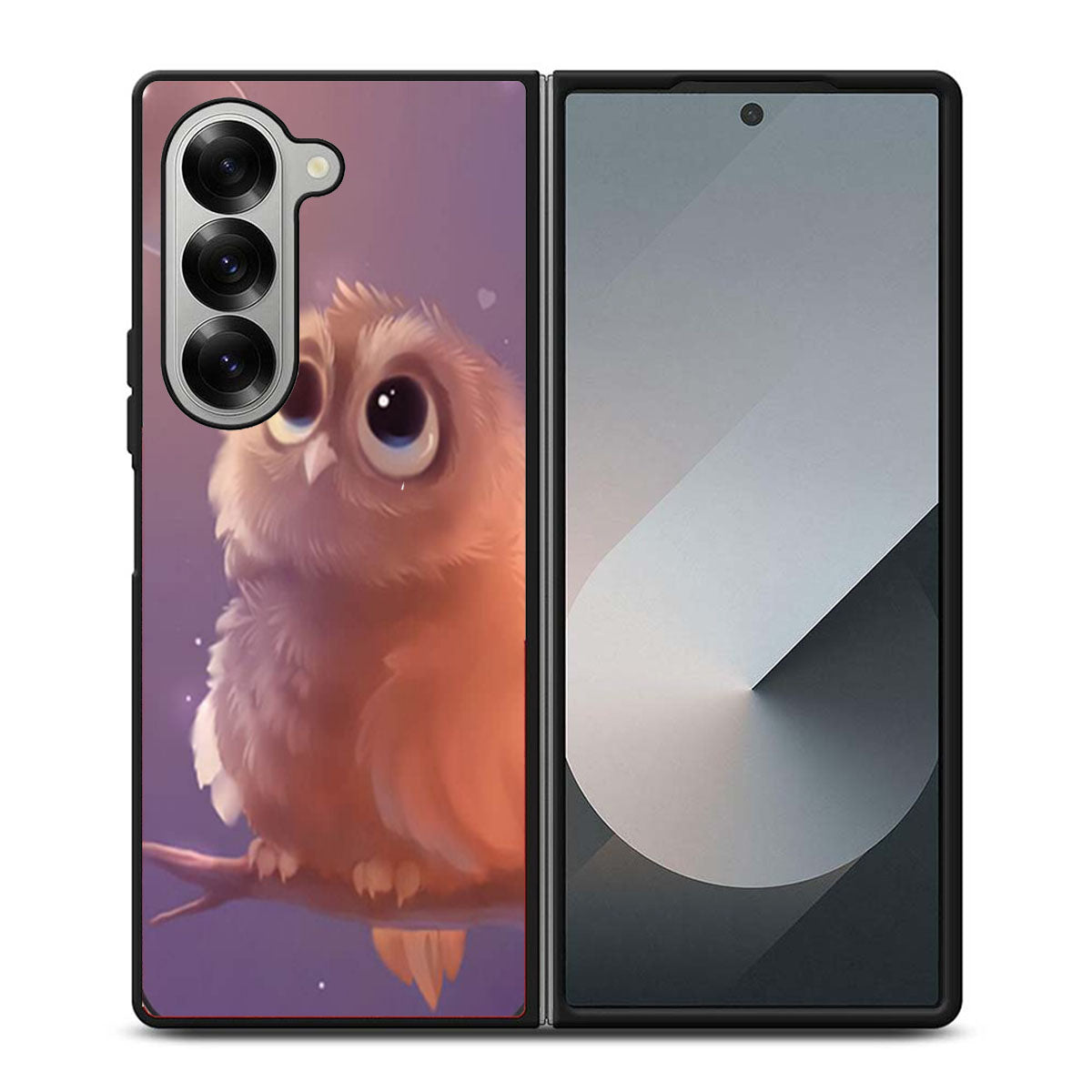 Baby Owl Bubble Samsung Z Fold 6 Case