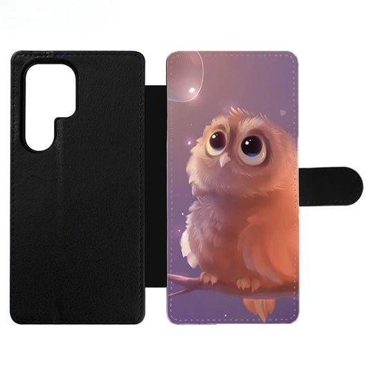 Baby Owl Bubble Wallet Samsung Case