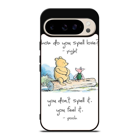 Baby Winnie The Pooh Piglet Love Quote Google Pixel 9 Pro Case