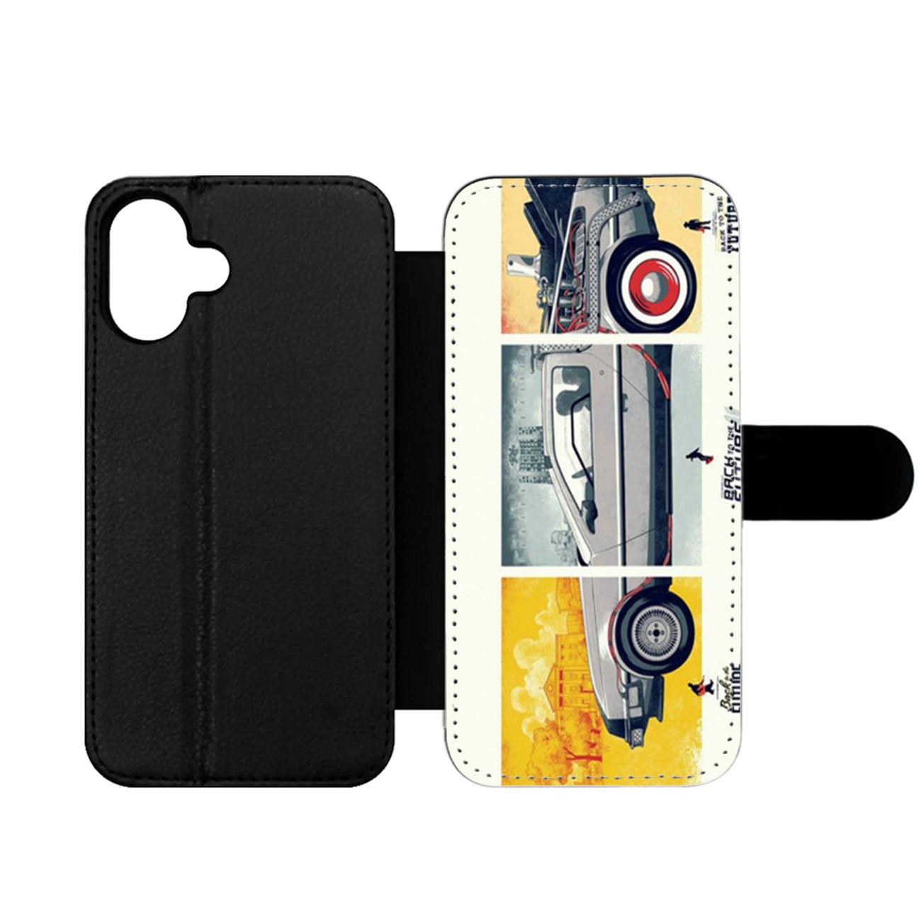 Back To The Future DeLorean DMC 12 Wallet iPhone Case