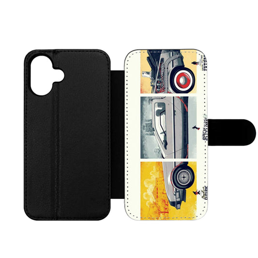 Back To The Future DeLorean DMC 12 Wallet iPhone Case