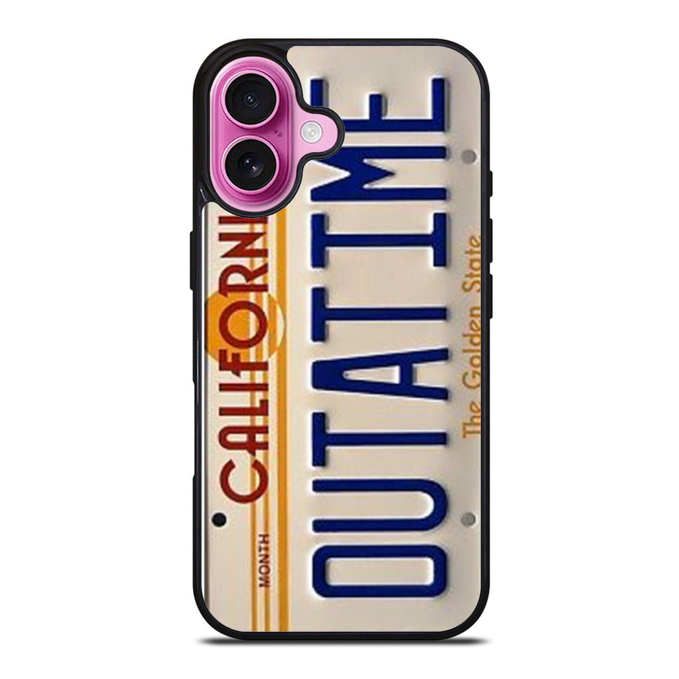 Back To The Future Delorean License Plate iPhone Case Cover