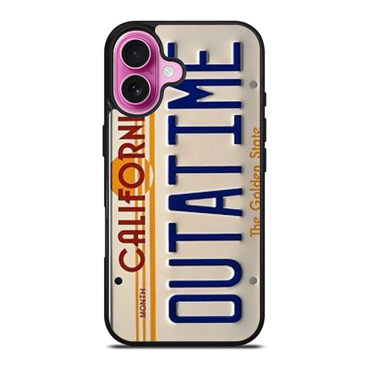 Back To The Future Delorean License Plate iPhone Case Cover