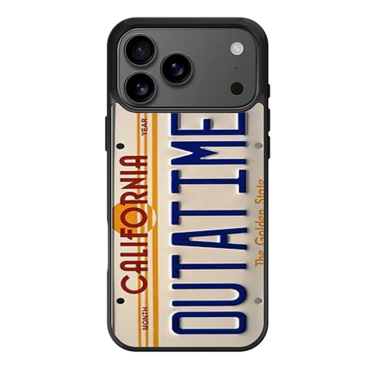 Back To The Future Delorean License Plate iPhone 17 Pro Max Case
