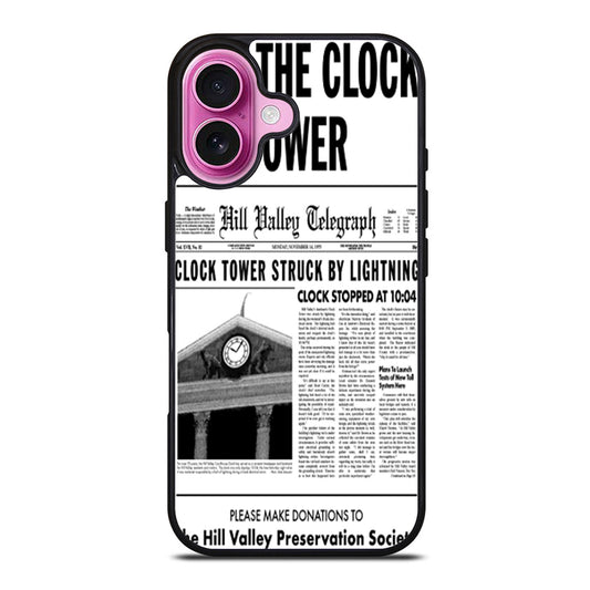 Back to the Future Save the Clock Tower iPhone Case Cover