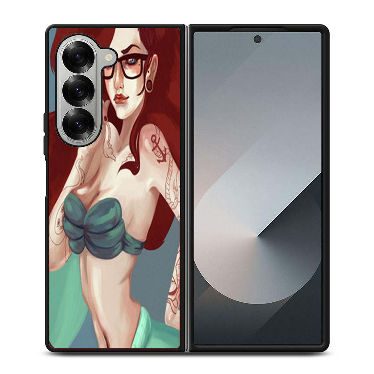 Bad Little Mermaid Samsung Z Fold 6 Case