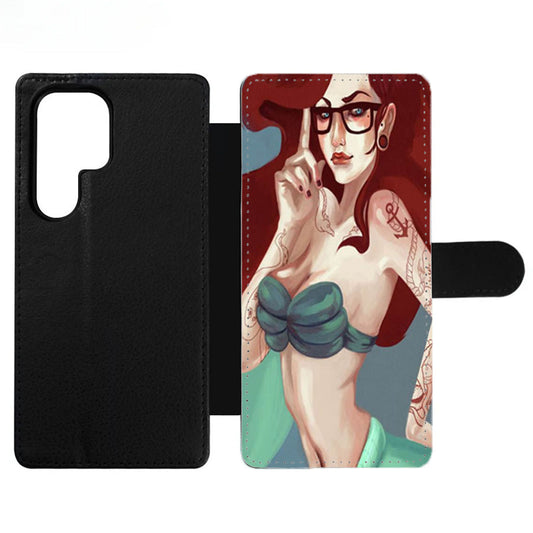Bad Little Mermaid Wallet Samsung Case