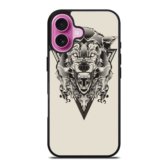Badass Wolf by Joshua M Smith iPhone Case Cover