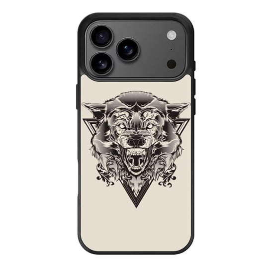Badass Wolf by Joshua M Smith iPhone 17 Pro Max Case