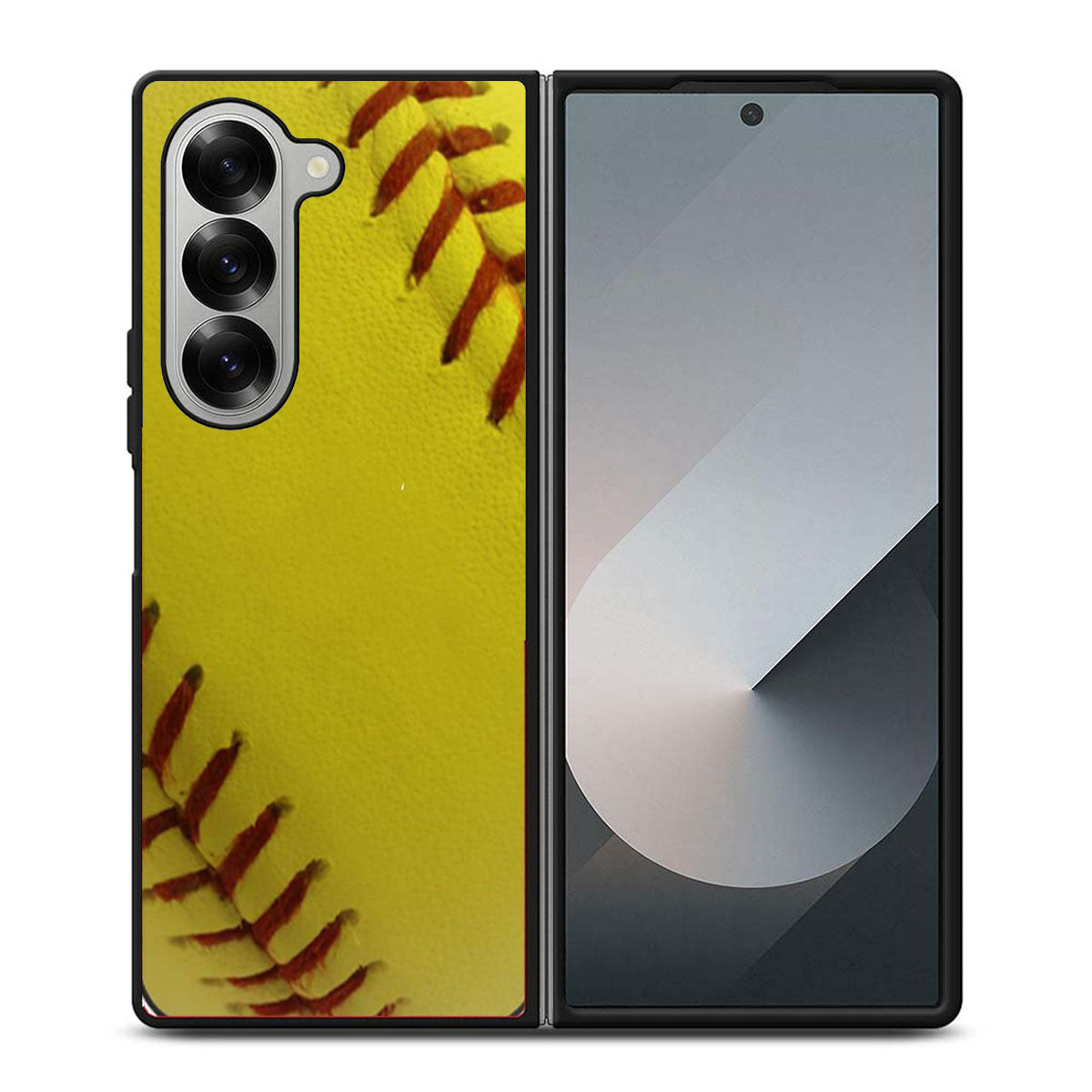 Ball Baseball Yelow Samsung Z Fold 6 Case