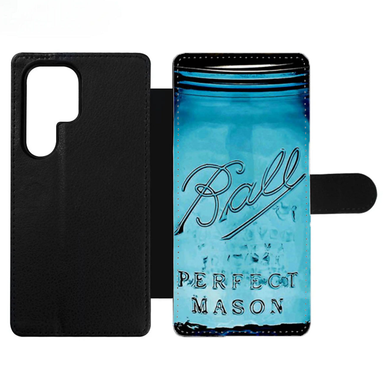 Ball Mason Jar Wallet Samsung Case