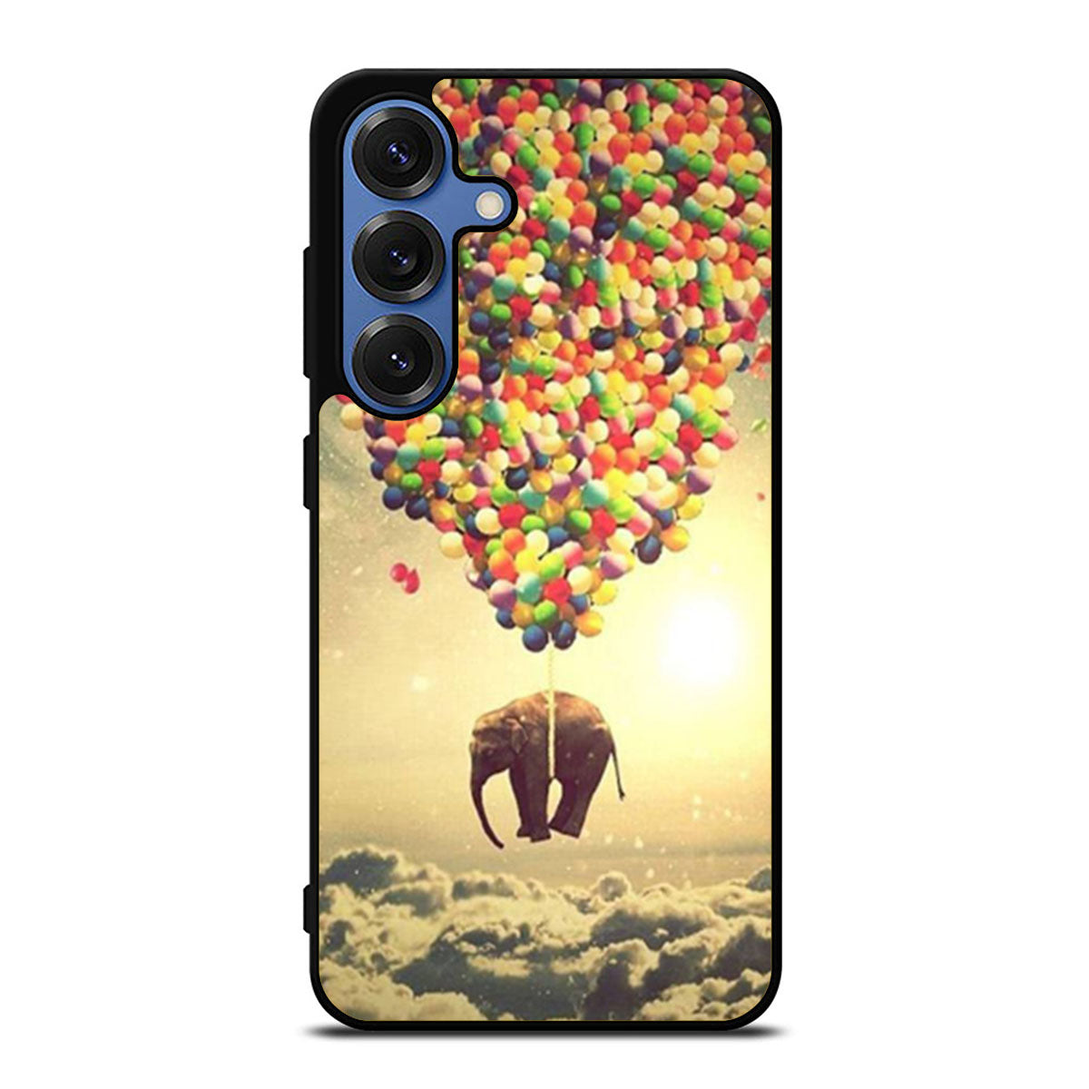 Balloon Flying Elephant Samsung S25 Ultra Case