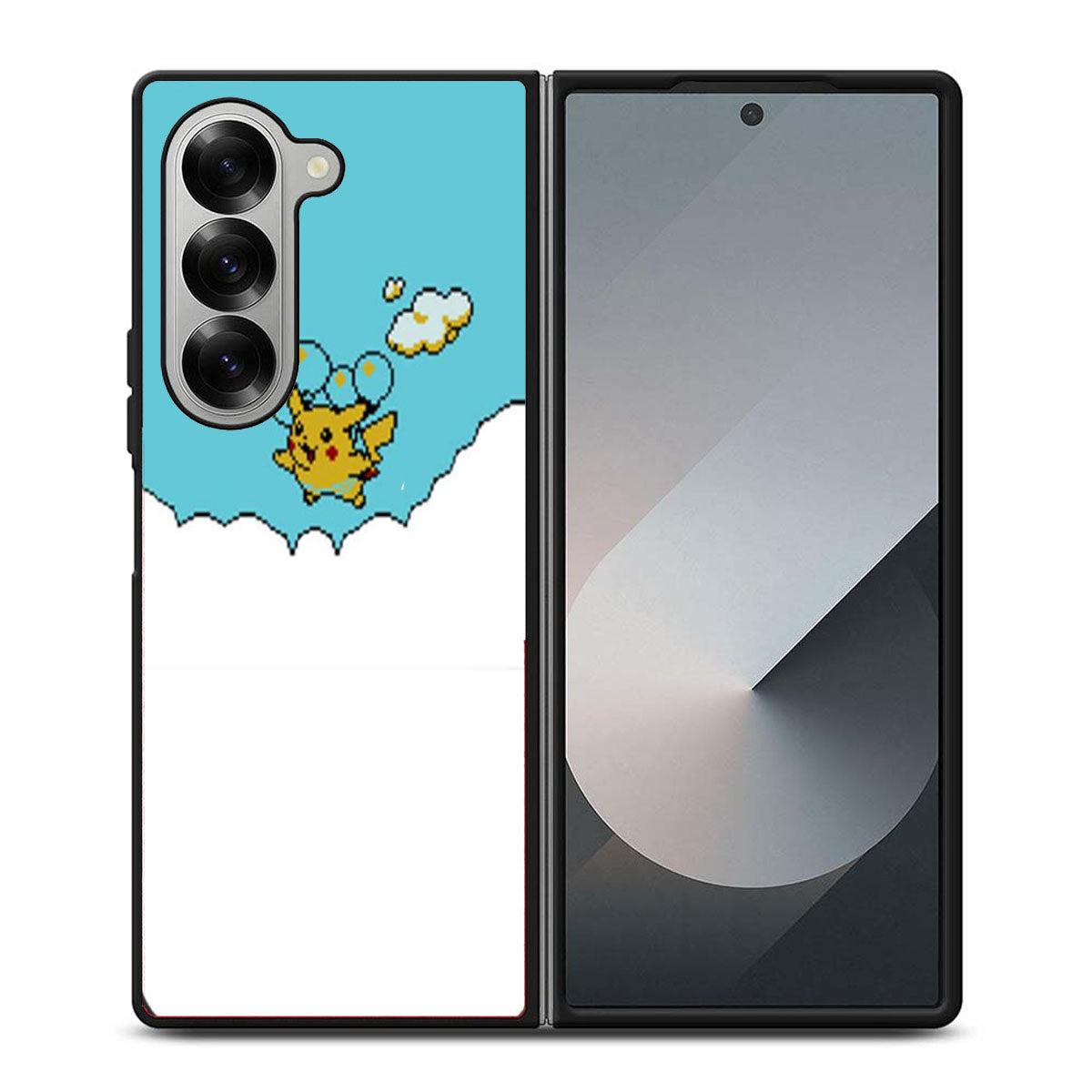 Balloon Flying Pikachu Samsung Z Fold 6 Case