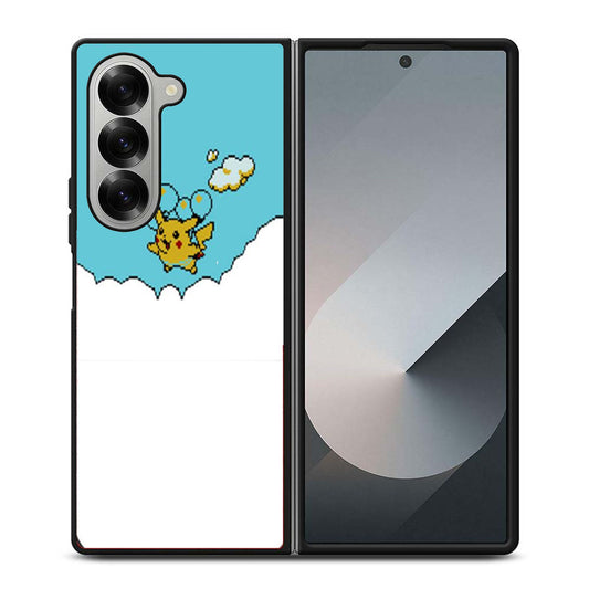Balloon Flying Pikachu Samsung Z Fold 6 Case
