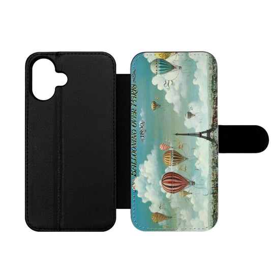 Ballooning Over Paris Wallet iPhone Case