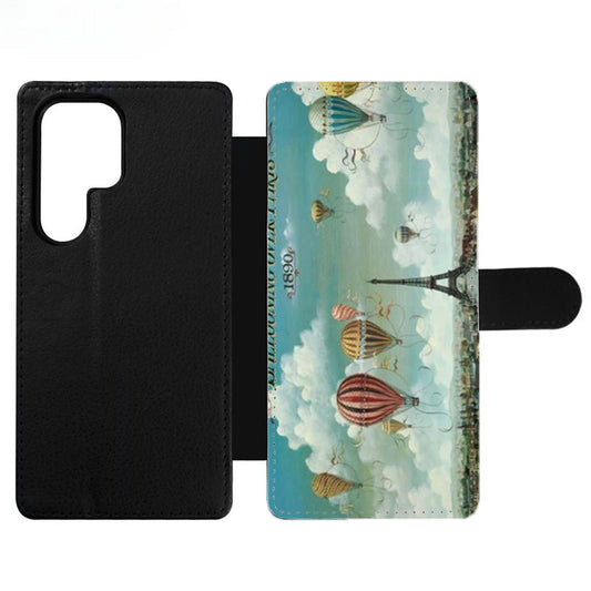Ballooning Over Paris Wallet Samsung Case