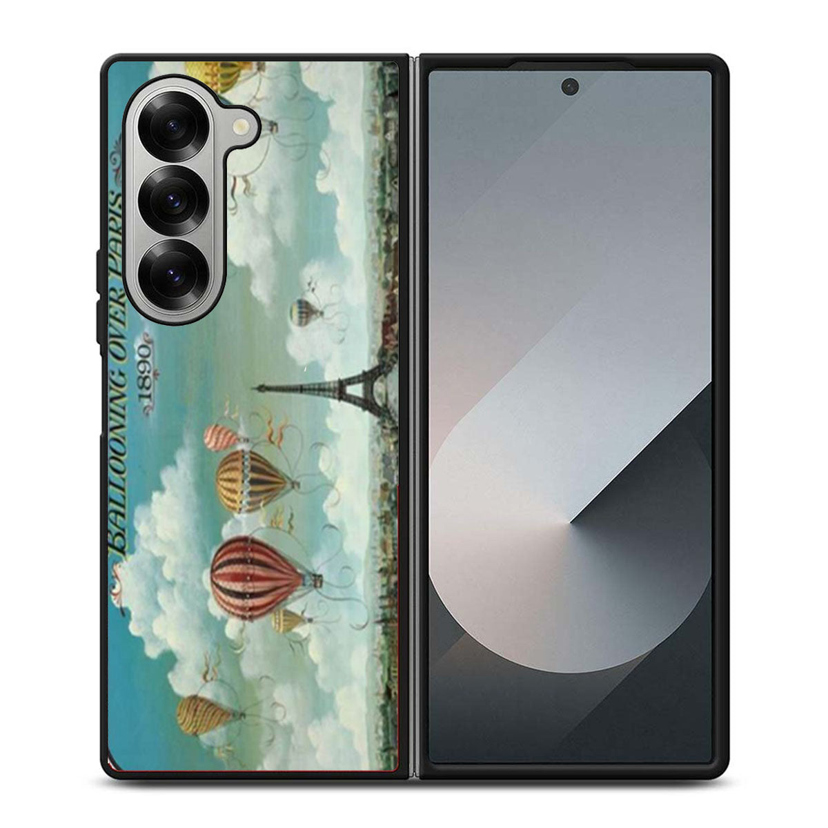 Ballooning Over Paris Samsung Z Fold 6 Case