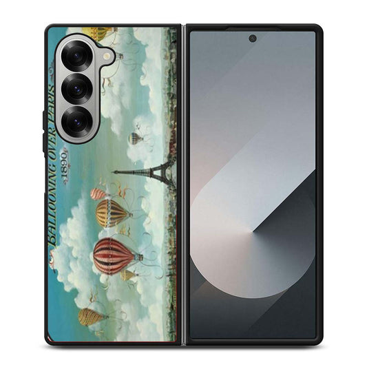 Ballooning Over Paris Samsung Z Fold 6 Case