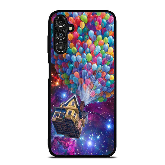 Balloons Flying House in Galaxy Nebula Samsung A16 Case