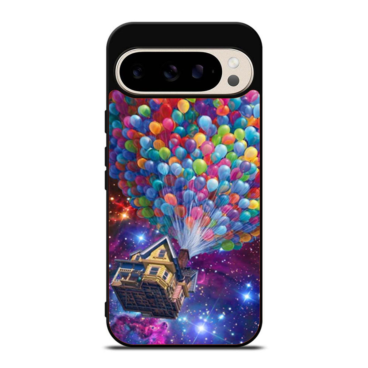 Balloons Flying House in Galaxy Nebula Google Pixel 9 Pro Case