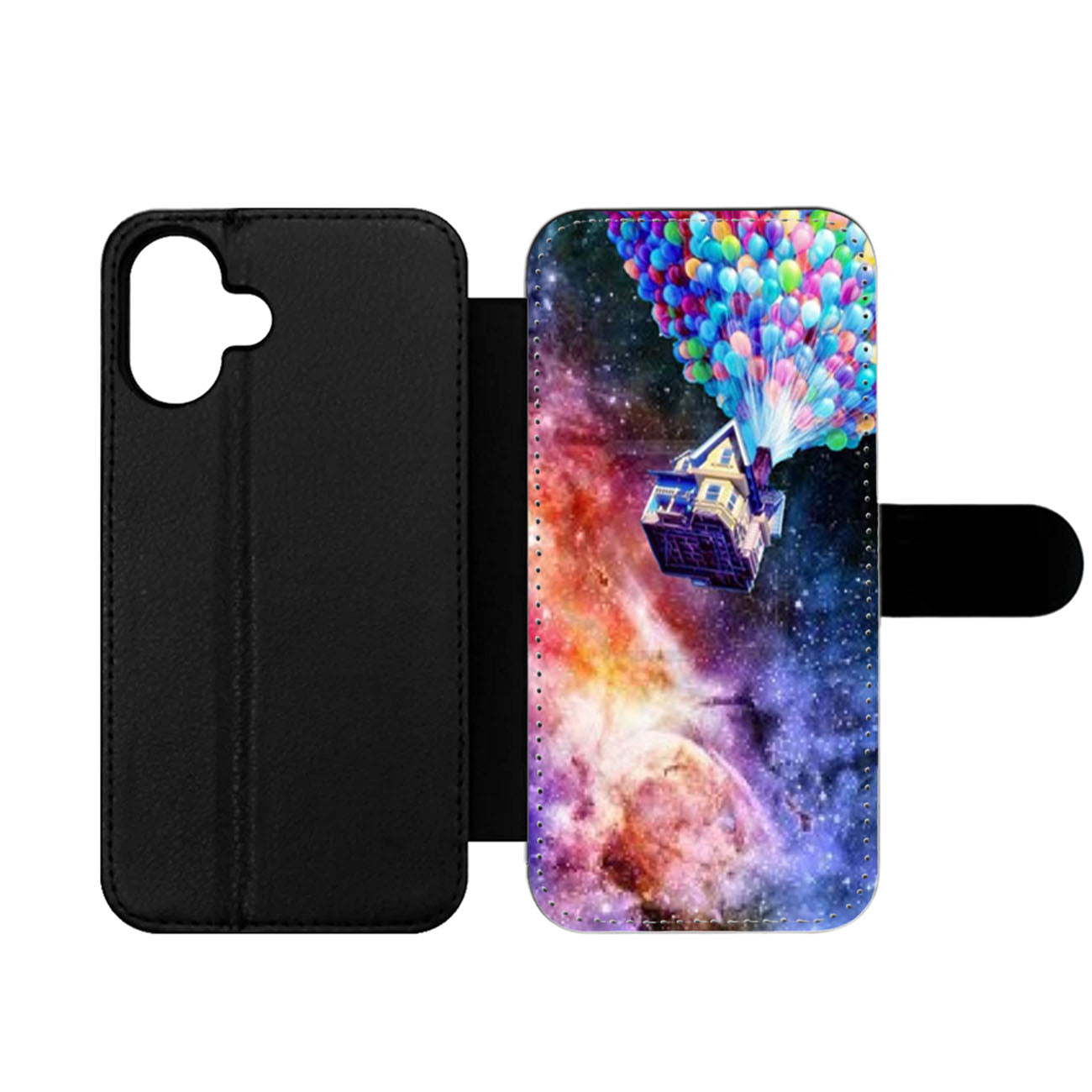 Balloons Up Flying to The Galaxy Wallet iPhone Case