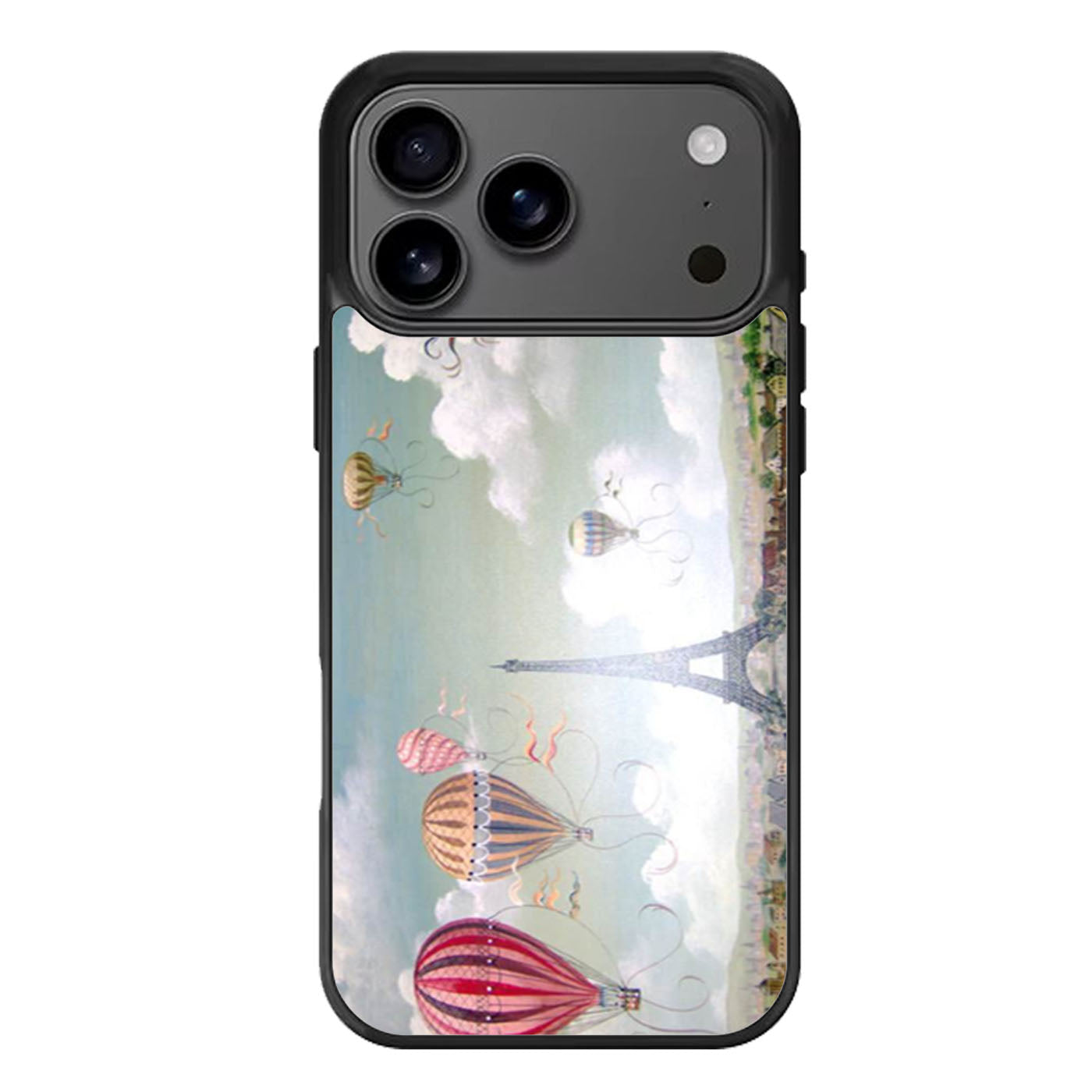 Balloons on Paris iPhone 17 Pro Max Case